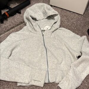 Gray Zip-Up Hoodie